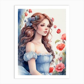 Fairytale Girl 1 Art Print