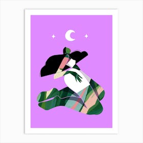 The Moon And The Stars Art Print