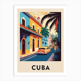Cuba 3 Vintage Travel Poster Art Print