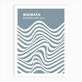 Bauhaus Grey Exhibition 1 Art Print