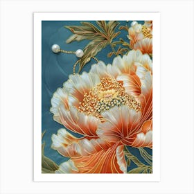 Peony Painting Art Print