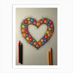 Easter Heart Art Print