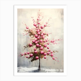 Pink Cherry Tree Art Print