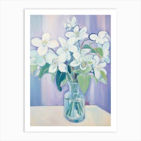 A Vase With Hellebore, Flower Bouquet 4 Art Print