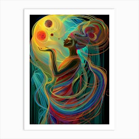 Beautiful, calming artwork print, "Heartfelt" Art Print