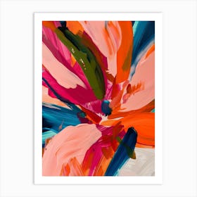 Abstract Flower Painting 19 Art Print