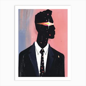 Man In Suit 6 Art Print