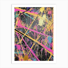 Splatter Painting 9 Art Print