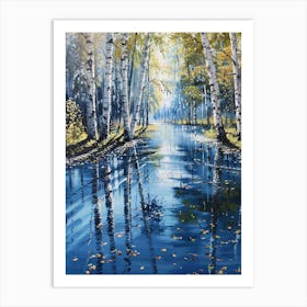 Birch Trees 25 Art Print