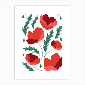 Poppies Art Print