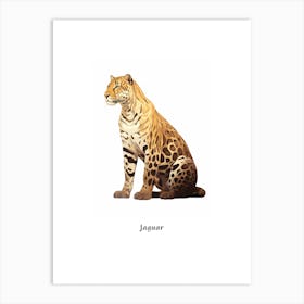Jaguar Kids Animal Poster Art Print