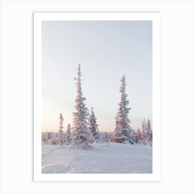 Arctic Forest Art Print
