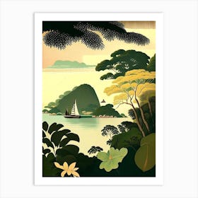 Ko Yao Yai Thailand Rousseau Inspired Tropical Destination Art Print