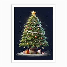 Christmas Tree 5 Art Print