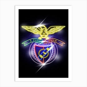 Slb Teamplate Neon Logo Art Print