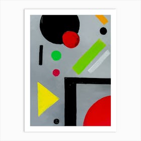 Fun Geometry Art Print