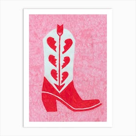 Heartbreak Heels Art Print