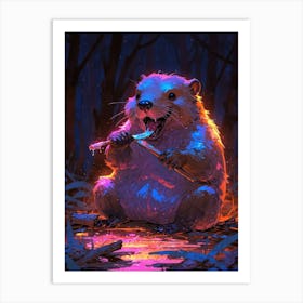 Beaver 2 Art Print