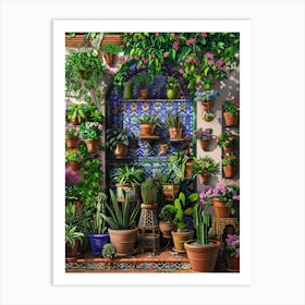 Potted Plants 22 Art Print