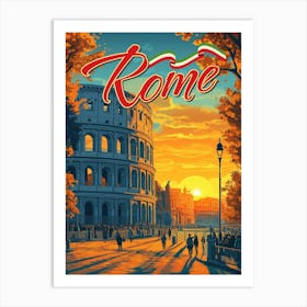 Rome, Italy: Colosseum Adventure Art Print