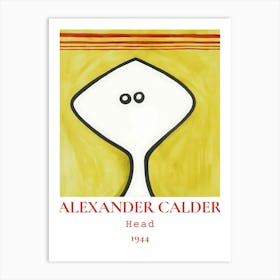 Alexander Calder Head Art Print