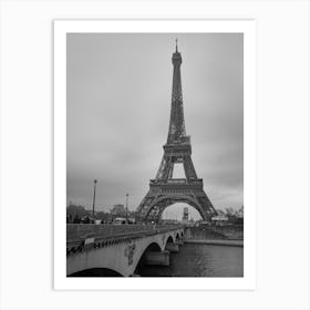 Torre Eiffel, Paris | Black and White Photography Art Print