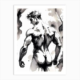 Echoes of Strength The Unseen Form Juan 2 Art Print