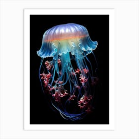 Portuguese Man Of War Neon 3 Art Print