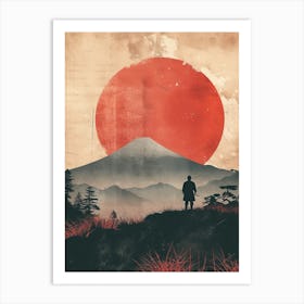 Fuji's Lament: Samurai Warriors Art Print