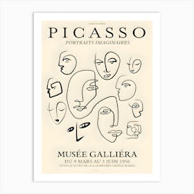 Picasso Portraits Art Print