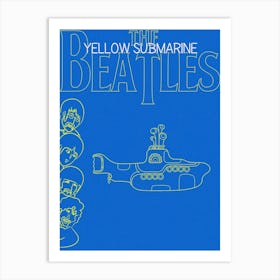 Yellow Submarine The Beatles Art Print