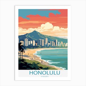 Honolulu Hawaii Art Print