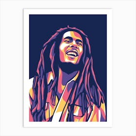 Bob Marley Pop Art Art Print