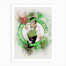 Boston Celtics 4 Art Print