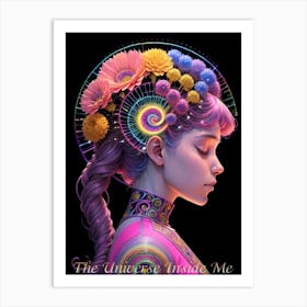 The Universe Inside Me -AI Art Print