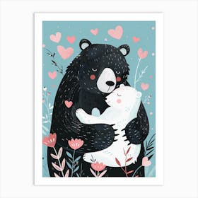 Bear Hug 2 Art Print