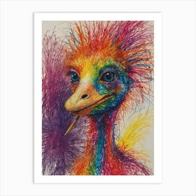 Ostrich Art Print