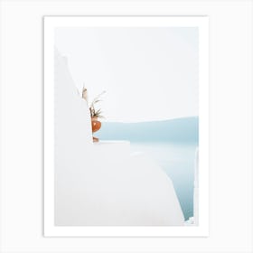 Santorini Minimalism Art Print