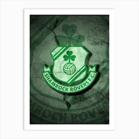 Shamrock Rovers F Art Print