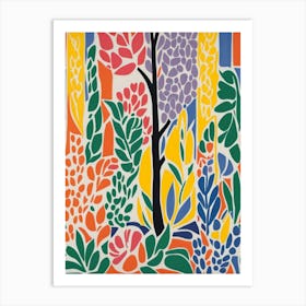 Trees Matisse Style Art Print