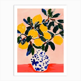 Lemon Bouquet Art Print