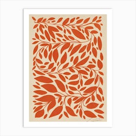 Leaves And Vines Art Print