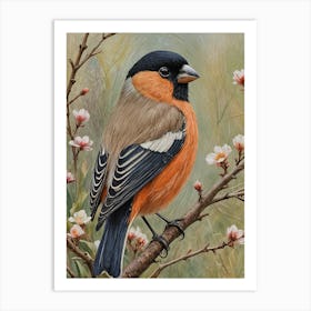 Bird In Bloom Art Print