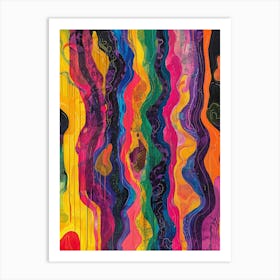 Wavy Lines 1 Art Print