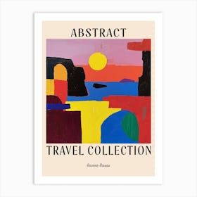 Abstract Travel Collection Poster Guinea Bissau 4 Art Print