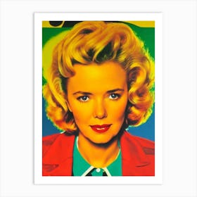 Annette Bening Colourful Pop Movies Art Movies Art Print