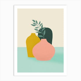 Clay Vases Art Print