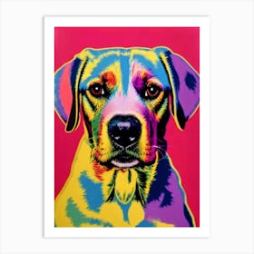 Petit Basset Griffon Vendeen Andy Warhol Style Dog Art Print