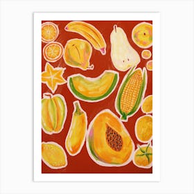 Fruit Painting Art Print
