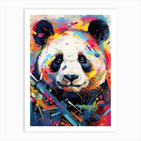 Panda Art In Contemporary Art Style 1 Art Print